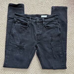 All Saints Cigarette Jeans Size 30 X 32 Black